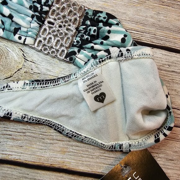 Kushcush by Kerry Cushman Bandeau Swim Top M New Bikini - Picture 6 of 10